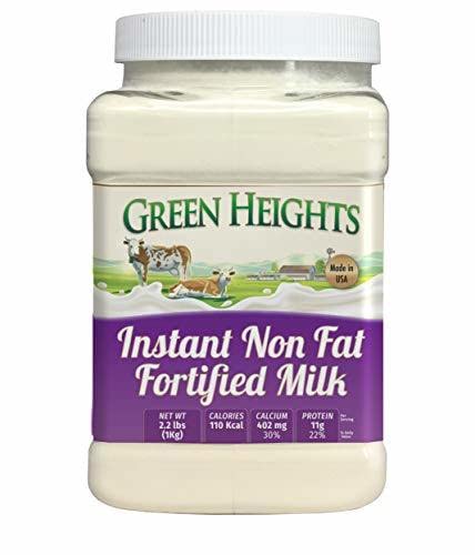 251105053701565_1 Instant Fortified Nonfat Milk Powder Jar 2 Pound / 900 GMS Jar (28+ Servings) - Proudly Made in America - Healthy Nourishing Essentials by Green Heights - Image 1